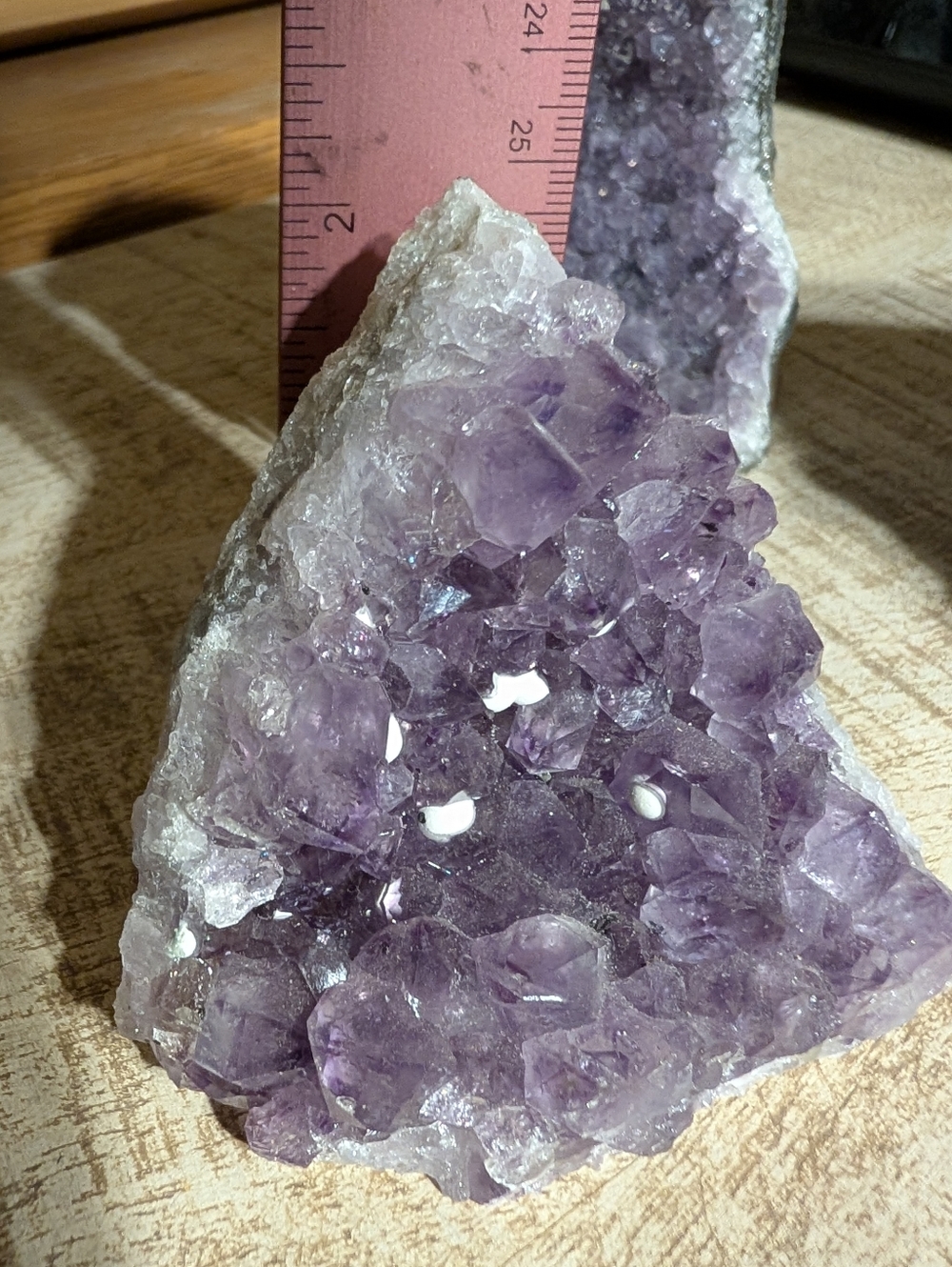 Trio (3) of Brazilian Amethyst Deep Purples 1lb Each - Picture 2 of 16